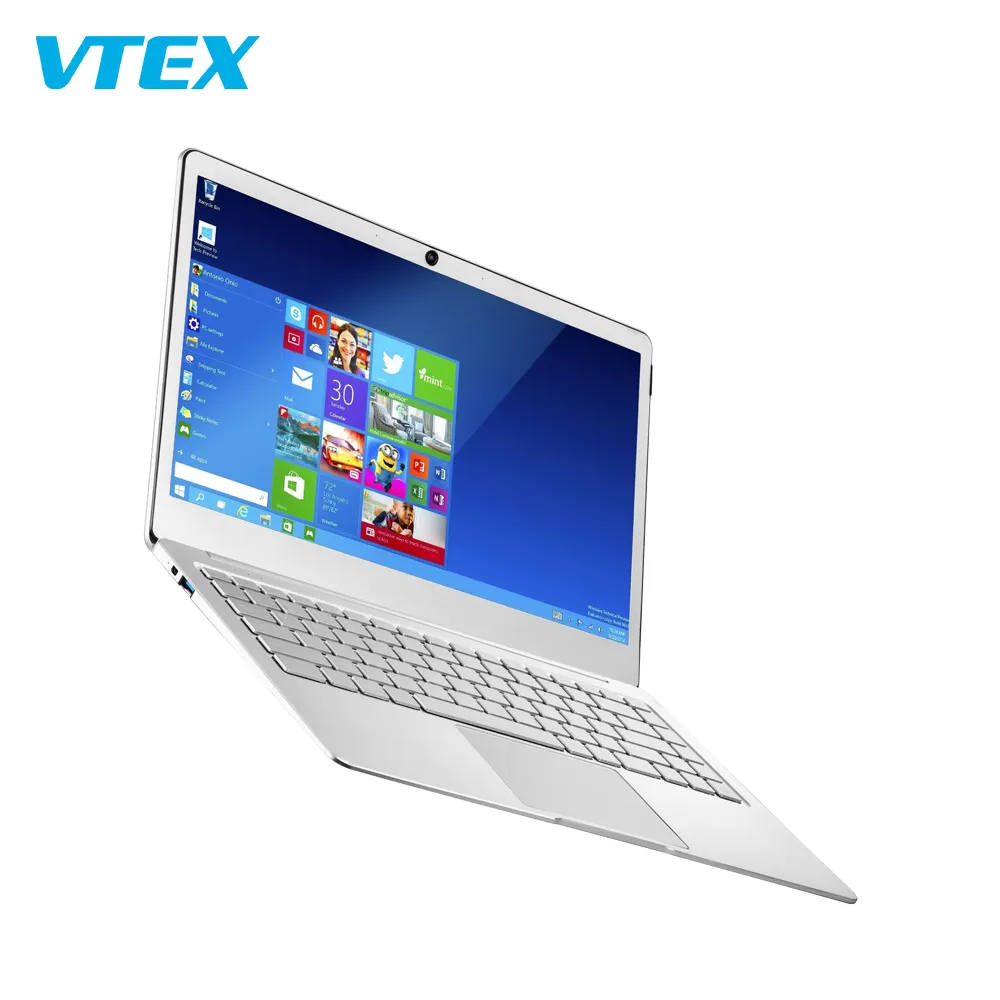 14,1 ''Caja de metal Fhd Ultra Slim Diseño de teclado completo 5G Wifi Win 10 Personal Home Student Notebook Laptop con precio de fábrica