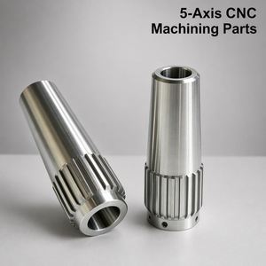High Precision Customized Spline Shaft Sleeve Aerospace Screw Air Parts Aluminum Stainless Steel CNC Machined <b>Wire</b> EDM Drilling - Product Image 1