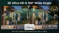 Videoportero Inteligente Hiwink 2K, Control por Aplicación Tuya, IP65 Resistente al Agua, Reconocimiento de Palma y Huella Dactilar, Compatible con Múltiples Monitores Interiores