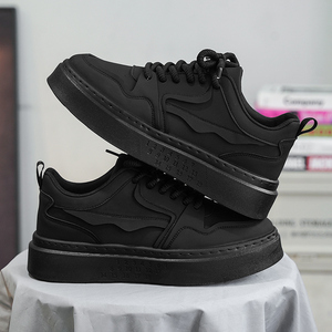 Chaussures de marche décontractées pour hommes, style athlétique, tendance mode, respirantes, imperméables, semelle en caoutchouc antidérapante avec empeigne en maille PU – Vente en gros - Product Image 2