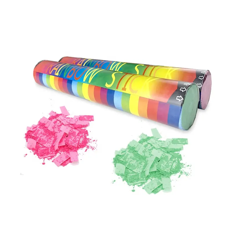 Blue Pink Party Popper Supplies Confetti Launcher Baby Gender Reveal Cannon Shower Biodegradable Confetti Cannon