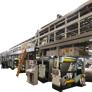 Corrugated cardboard production line corrugated paperboard production line corrugation machine