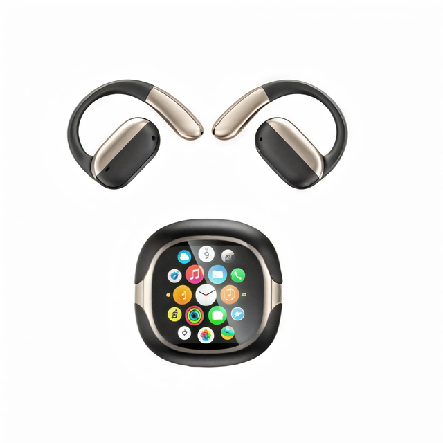 Wireless Sport Earbuds with Built-in AI Language Translation Touch Control Digital Display IPX5 Waterproof for 5.4