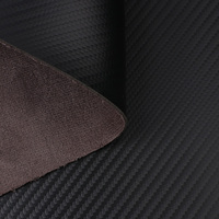 H588 New Trend Design 1,7mm Kohle faser muster Kunstleder Wildleder Imitation Leder PVC Leder Stoffe