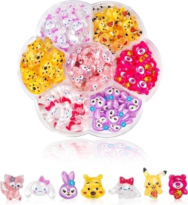 Kit de décoration d'ongles en boîte motif fleur de prunier de dessin animé, accessoires de manucure DIY, breloques pour salon, vente en gros, composants mixtes en vrac - Product Image 6