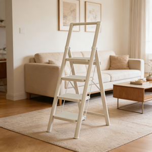 <span class=keywords><strong>Escalera</strong></span> Plegable Portátil de Diseño Moderno <span class=keywords><strong>para</strong></span> el Hogar, <span class=keywords><strong>Escalera</strong></span> de Acero de 4 Peldaños Reforzada con Capacidad de Carga de 150 kg <span class=keywords><strong>para</strong></span> Taller - Product Image 3