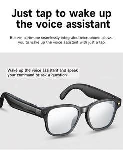 Nouvelle version des lunettes de soleil intelligentes L801, caméra 8MP pour l'enregistrement photo et vidéo, WiFi 4 Go, traduction IA en temps réel, chat vocal IA Wearab - Product Image 3
