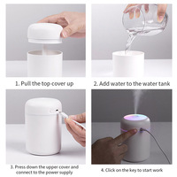 Mini purificateur d'air de voiture d'humidificateur d'USB portatif avec la veilleuse colorée pour l'humidificateur USB de bureau de chambre à coucher