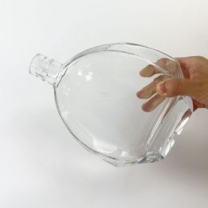 Muestra gratis botella de licor de vidrio de forma única 750ml compra vacía personalizada Alcohol Cognac Agave <span class=keywords><strong>Mescal</strong></span> Tequila botella de vidrio - Product Image 2