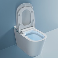 Toilette intelligente moderne avec bidet intégré, sans contact, à chasse automatique et télécommande