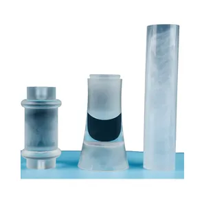 Custom Cnc Acrylic Parts Clear Transparent Acrylic Squared Rods Round Colorful Threaded Acrylic Rods