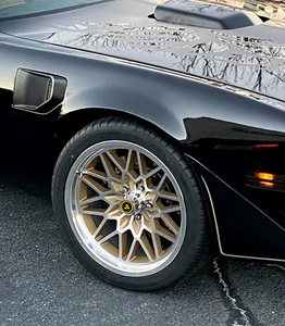 Jiangzao Tùy Chỉnh Giả Mạo Bánh Xe Bông Tuyết Vành Vàng Đen 19''x9.5 17''x9 Cho 1970 1981 <span class=keywords><strong>Firebird</strong></span> Trans AM Ws6 - Product Image 5