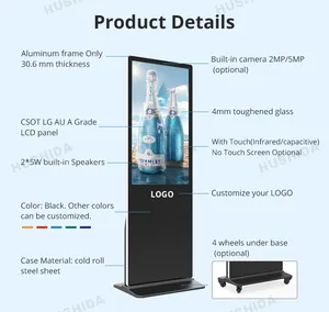 Factory Price 2K 4K 32"43"50"55"65"digital Information Display Lcd Advertising Player Digital Signage