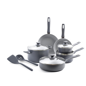 Heat Resistant Non Stick Pots Cooking <b>Cookware</b> Sets 12 Pcs - Product Image 1