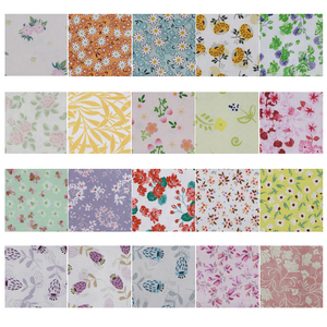Home Decor Craft Quilting Solid Fabric Cotton 100% Fat Quarters <strong>Unstitched</strong> Fabric 10 Pieces Solid Colors Plain Cotton Fabrics - Product Image 6