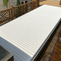 Couverture de piscine automatique Alufer, couverture de spa électrique à enroulement pour piscine extérieure, télécommande jusqu'à 3,5 m de largeur