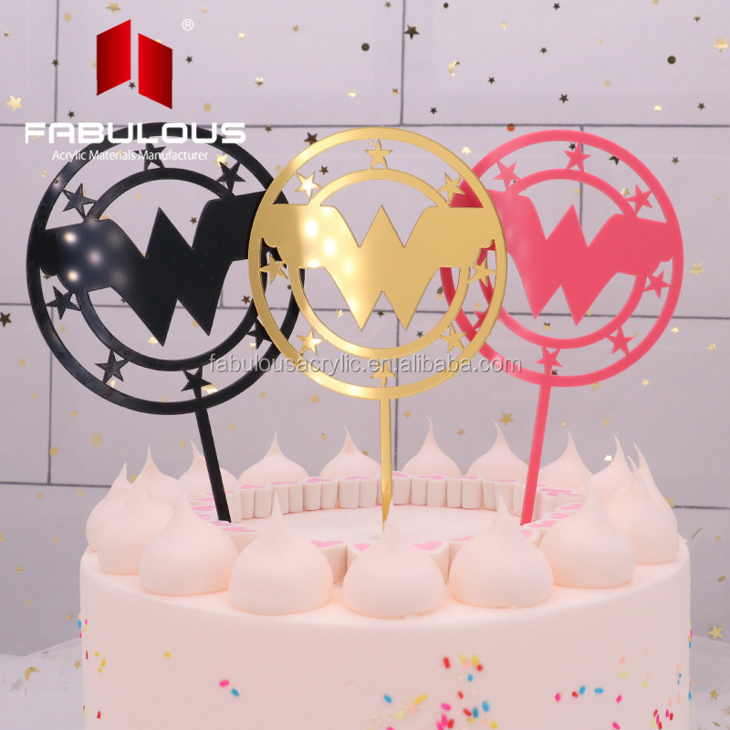 Торт Рождество большой венок Топпер Корона акриловая папа день рождения Единорог торт Топпер золотой