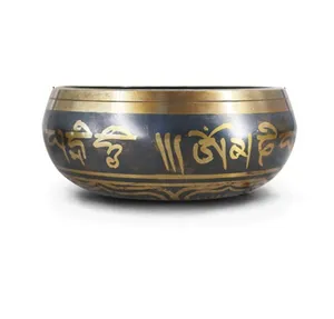 Высококачественная металлическая тибетская Гималайская чаша ручной работы из Непала тибетская Поющая чаша для йоги и медитации