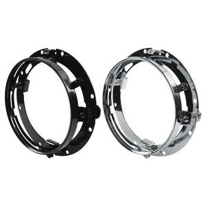 Base de Montaje para Faro Delantero Redondo Negro de 7 Pulgadas para Harley Davidson, Repuesto para Reparación - Product Image 1