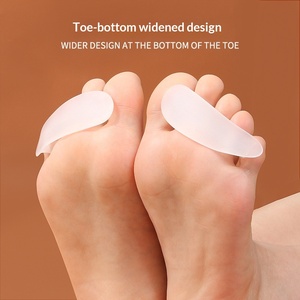 Correcteur d'orteils en gel de silicone à trois trous <span class=keywords><strong>pour</strong></span> <span class=keywords><strong>hallux</strong></span> <span class=keywords><strong>valgus</strong></span>, <span class=keywords><strong>pour</strong></span> hommes et femmes, usage quotidien décontracté, étireur d'orteil gros doigt - Product Image 3