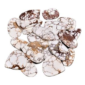 Cabujón de magnesita de caballo salvaje Natural, piedras preciosas sueltas, cabujón de caballo salvaje de magnesita, piedras preciosas, mezcla de formas y tamaños para joyería - Product Image 1