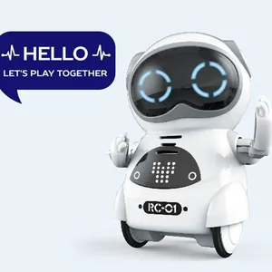 Mini robot de bolsillo multirrotor con voz inteligente para niños, juguete de compañía. - Product Image 5