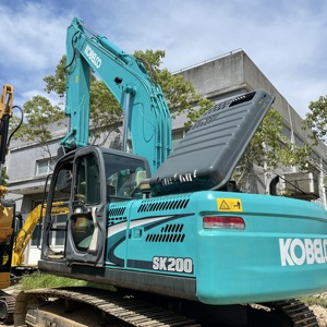 100% Listo para trabajar Eficiente Shanghai Yard Excavadora Kobelco sk200D usada duradera - Product Image 4