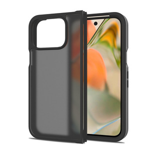 Matte Bảo Vệ Chống Sốc Trong Suốt Cứng Cover Quay Lại Mềm TPU Bumper Trường Hợp Điện Thoại Cho Google Pixel 9 Pro Gấp - Product Image 2