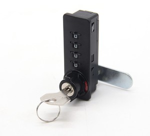 Khóa Cửa Tủ Khóa Kết Hợp Khóa Cửa Trượt Bằng Nhựa 9525 Chìa Khóa Kim Loại WT - Product Image 3