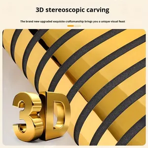 Adesivo Murale 3D Moderno Riflettente Autoadesivo Impermeabile <span class=keywords><strong>per</strong></span> Sfondo TV, Decorazione <span class=keywords><strong>Pareti</strong></span> Soggiorno e Camera da Letto - Product Image 3