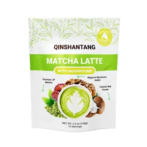 Großhandel zertifiziert bio-Matcha grüner Tee Latte Pulver Matcha Latte Drink Instant Pilz Matcha Latte Mischpulver