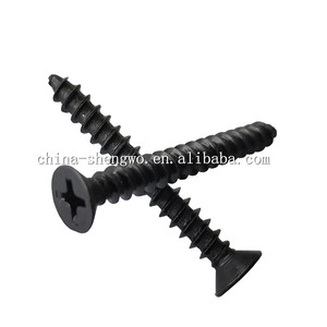 C1022A viti per cartongesso in acciaio al carbonio con finitura a fosfato nero con finitura nera sistema di misurazione metrica - Product Image 5