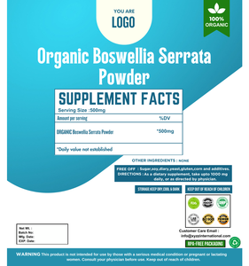 Poudre de Boswellia Serrata organique directe d'Inde Poudre de Boswellia naturelle biologique de qualité alimentaire - Product Image 2