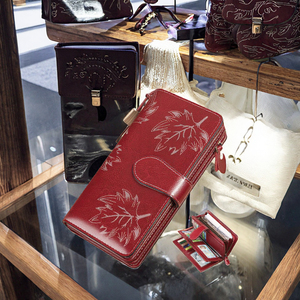 <span class=keywords><strong>Portafoglio</strong></span> 2024 <span class=keywords><strong>donna</strong></span> in <span class=keywords><strong>pelle</strong></span> di grande capacità con piccola borsetta RFID e borsa lunga con cerniera fodera in poliestere - Product Image 2