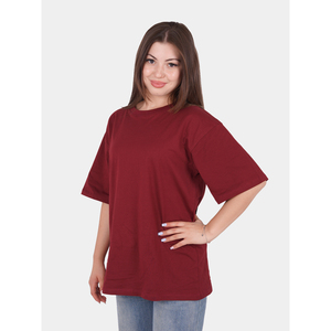Camiseta Gráfica Estilo Japonés Unisex, Camiseta Roja de Algodón, Top Holgado de Moda, Ropa Casual Diaria - Product Image 1
