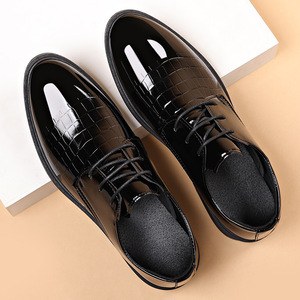 Zapatos Oxford de Cuero para Hombre, Estilo Italiano, de Lujo, Hechos a Mano, con Cordones, para Bodas, Transpirables y Duraderos - Product Image 2