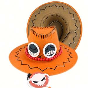 Sombrero de Vaquero de Anime en Oferta, con Pañuelo Rojo, Sombrero de Pirata para Niños, Disfraces, Regalo - Product Image 4