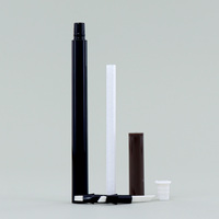 Tube d'eye-liner stylo type crayon en plastique ABS noir de haute qualité, vide, à flux direct, avec noyau en coton liquide