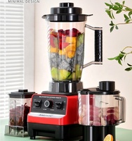 Goedkope 8-in-1 multifunctionele keukenblender voor vlees en fruit, inclusief grinder.