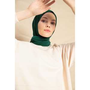 Bufanda de Pashmina de Algodón Esmeralda, Estilo Largo, Tejido Digital, para Uso Diario y Fiestas, con Estampado de Lino Voile para Bebé - Product Image 4