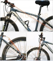 RW0301 RuiWor ressort rétractable rappel d'avertissement corde vélo câble serrure casque antivol fil d'acier serrure