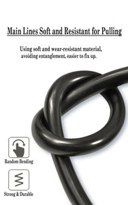 Cable <span class=keywords><strong>de</strong></span> Alimentación CA NEMA 1-15P a C7, Calibre 18, Longitud <span class=keywords><strong>de</strong></span> 6 Pies, Cable <span class=keywords><strong>de</strong></span> Extensión Perfecto para Monitor LCD, Impresora, Electrodomésticos Pequeños - Product Image 4