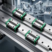 Rail de guidage linéaire pour machine CNC, bloc de roulement linéaire, chariot coulissant de haute précision pour équipement d'automatisation