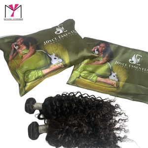 MUYANG 2026 Bolsas de Satén Personalizadas con Logotipo, Bolsas de Satén con Cierre para Pelucas, Bolsas de Seda para Pelucas - Product Image 1