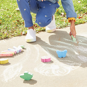 BEIFA Ensemble de craies de jardin papillon <span class=keywords><strong>Craie</strong></span> de trottoir Jumbo lumineuse pour enfants-Extérieur, lavable, non toxique - Product Image 6
