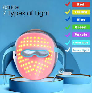 Masker Terapi Cahaya Merah LED Remote <span class=keywords><strong>Control</strong></span> Perawatan Kulit Pengurangan Kerutan Alat Kecantikan Penggunaan Pribadi di Rumah Rotlicht Therapie - Product Image 2