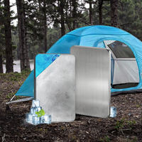 Ensemble de glacières isothermes en acier inoxydable (2/4/6/8/10 pièces) avec rétention de glace, congélation rapide et conception durable - Boîtes à lunch pour usage extérieur