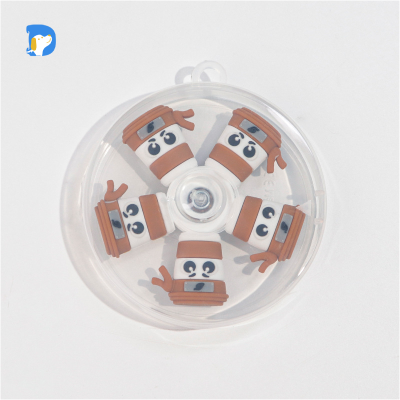 3D Anti-Anxiety Fidget Spinner Toy Unicorn Printed Stress Relief Hand Spinner Made of Durable Silicone