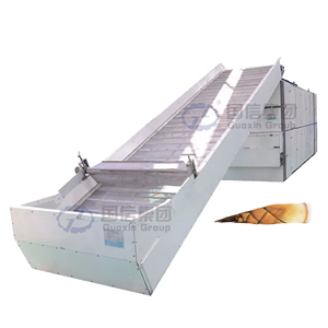 Secador de cinta de malla para brotes de bambú de alta calidad y gran capacidad, para el procesamiento de vegetales y secado de brotes de bambú en rodajas. - Product Image 1