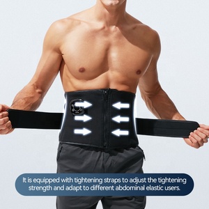 Uso doméstico inalámbrico eléctrico calor vientre adelgazamiento cinturón Fitness cintura masaje máquina con quema de grasa <span class=keywords><strong>y</strong></span> <span class=keywords><strong>Lumbar</strong></span> cansado Relax características - Product Image 4